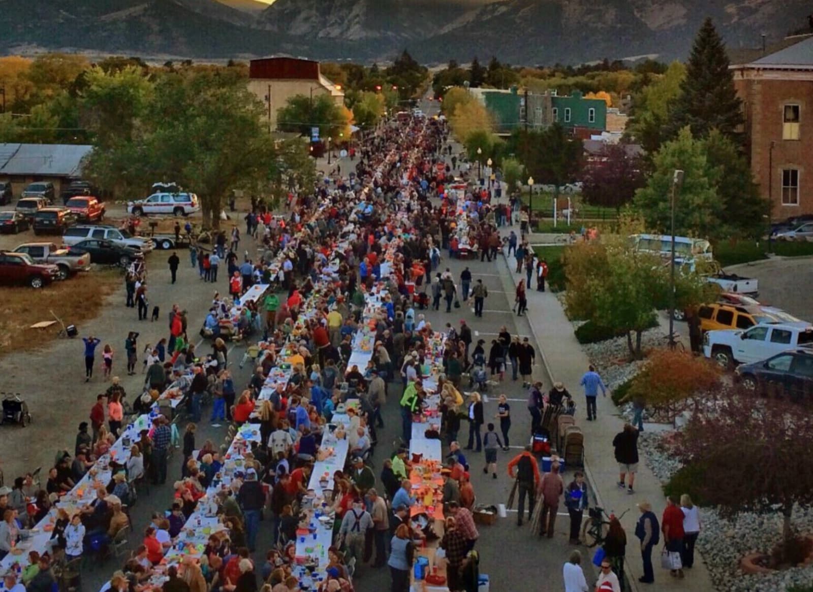 Buena Vista, Colorado's annual community dinner — the inspiration for Community Table.